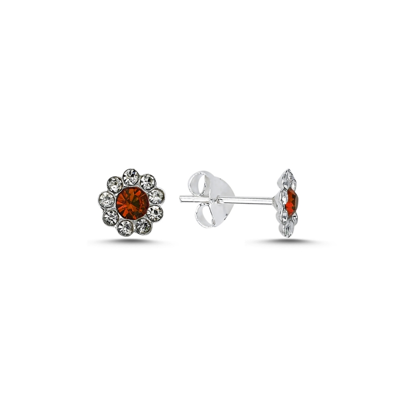 Daisy%20Red%20Crystal%20Stone%20Stud%20Earrings