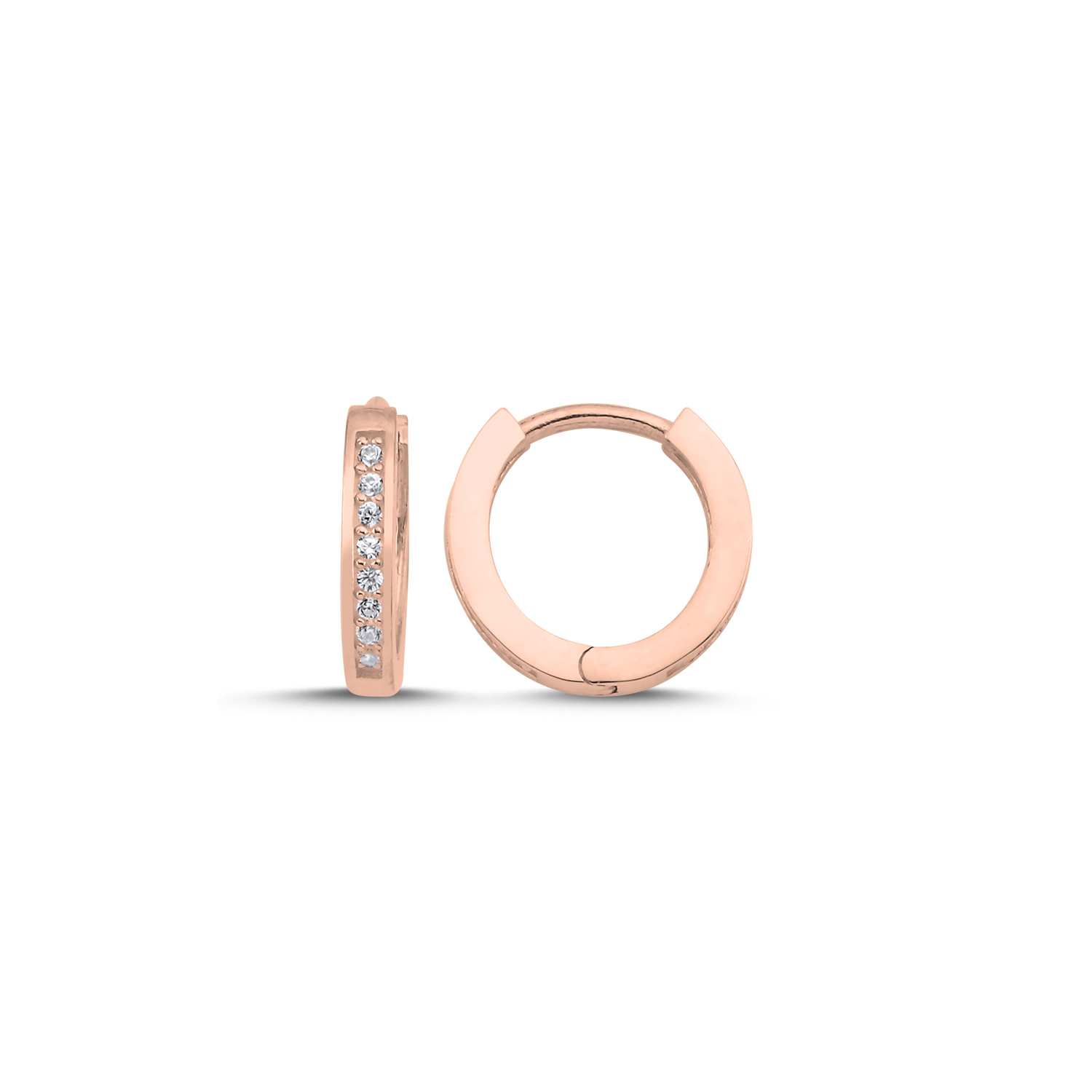 12mm%20CZ%20Hoop%20Earring-Rose%20Gold%20Plated