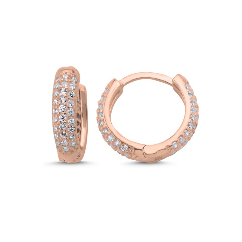 CZ%20&%20Eternity%20Hoop%20Earrings-Rose%20Gold%20Plated