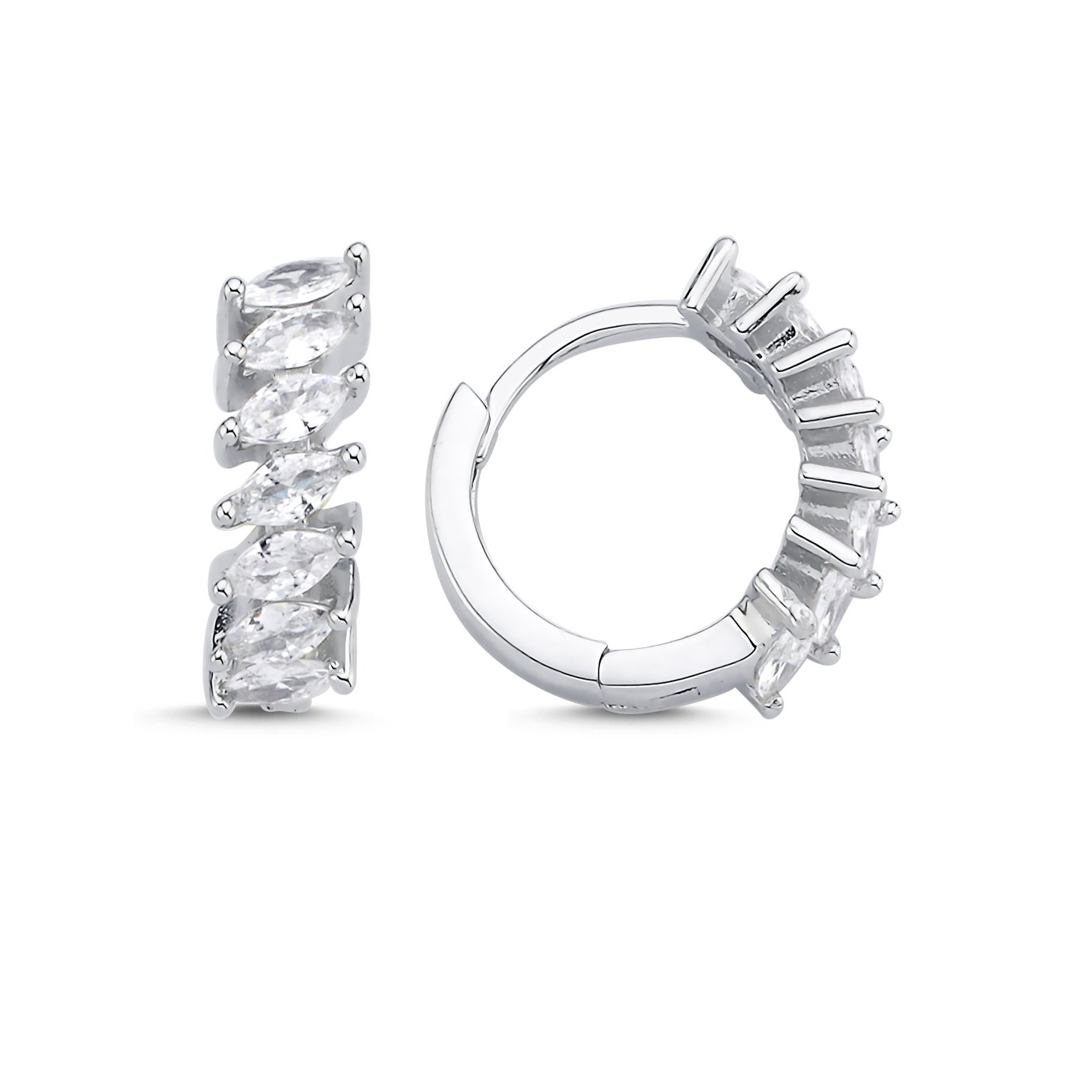 Marquise%20CZ%20Hoop%20Earrings