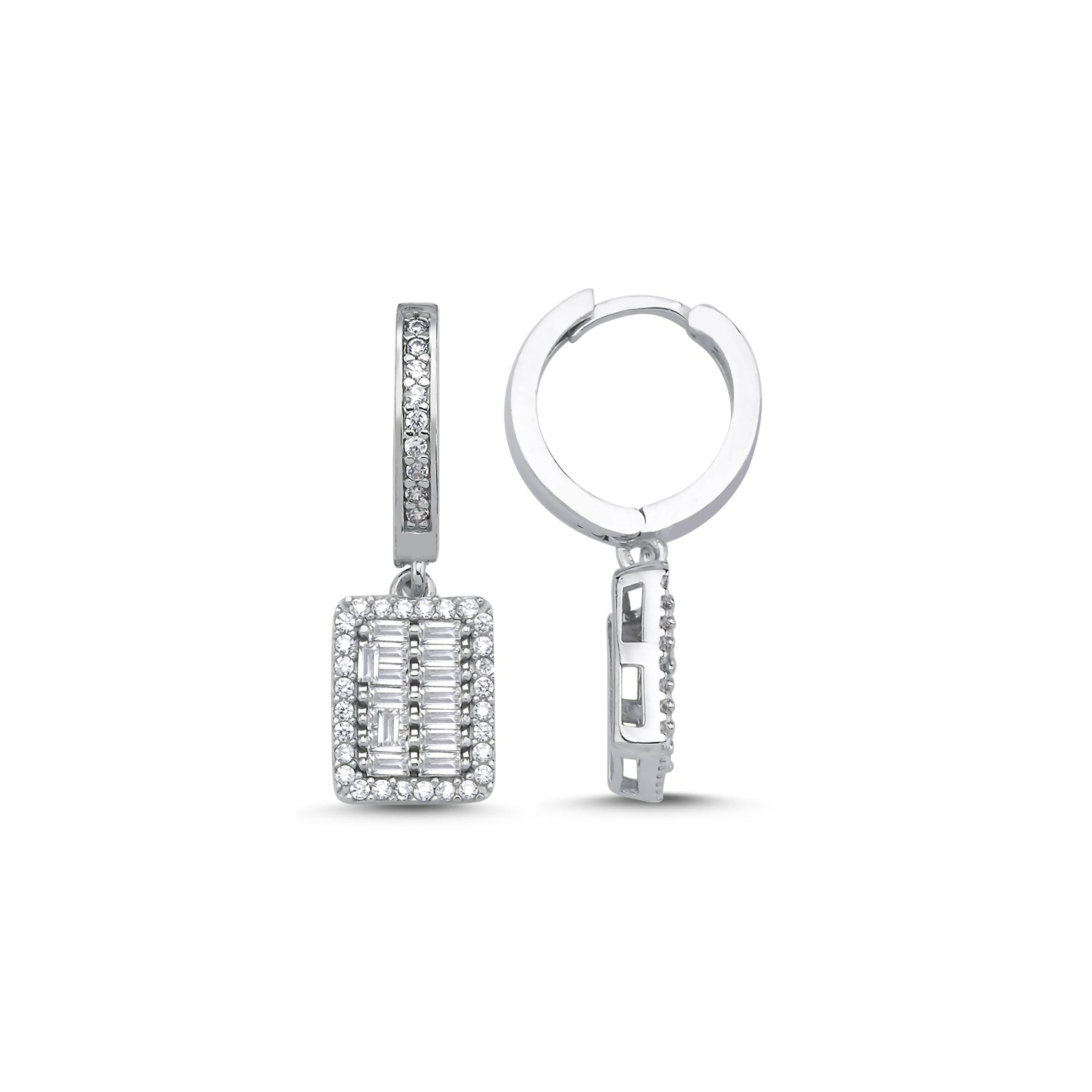 Baguette%20CZ%20Huggie%20Hoop%20Earrings