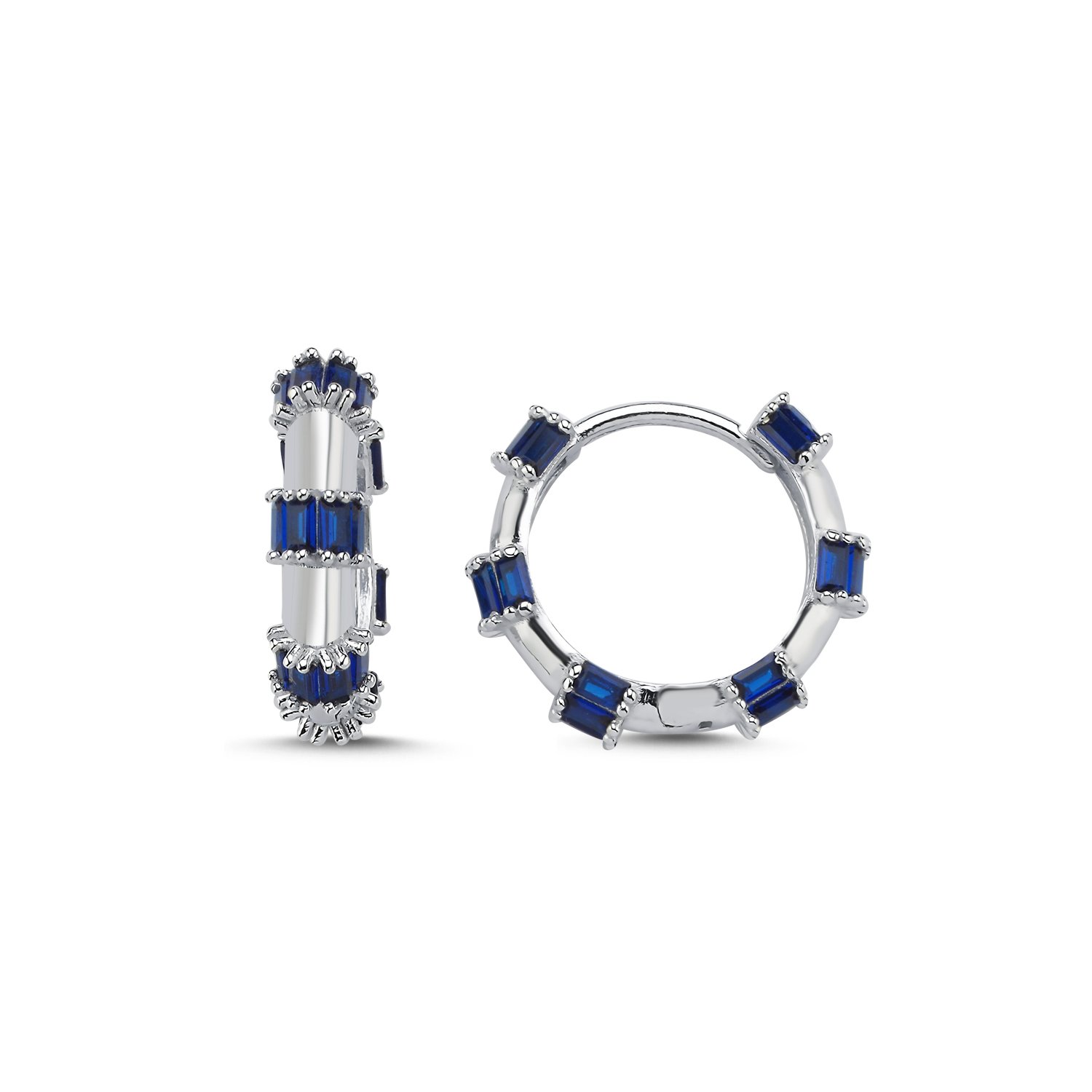 18mm%20Baguette%20Sapphire%20CZ%20Hoop%20Earrings