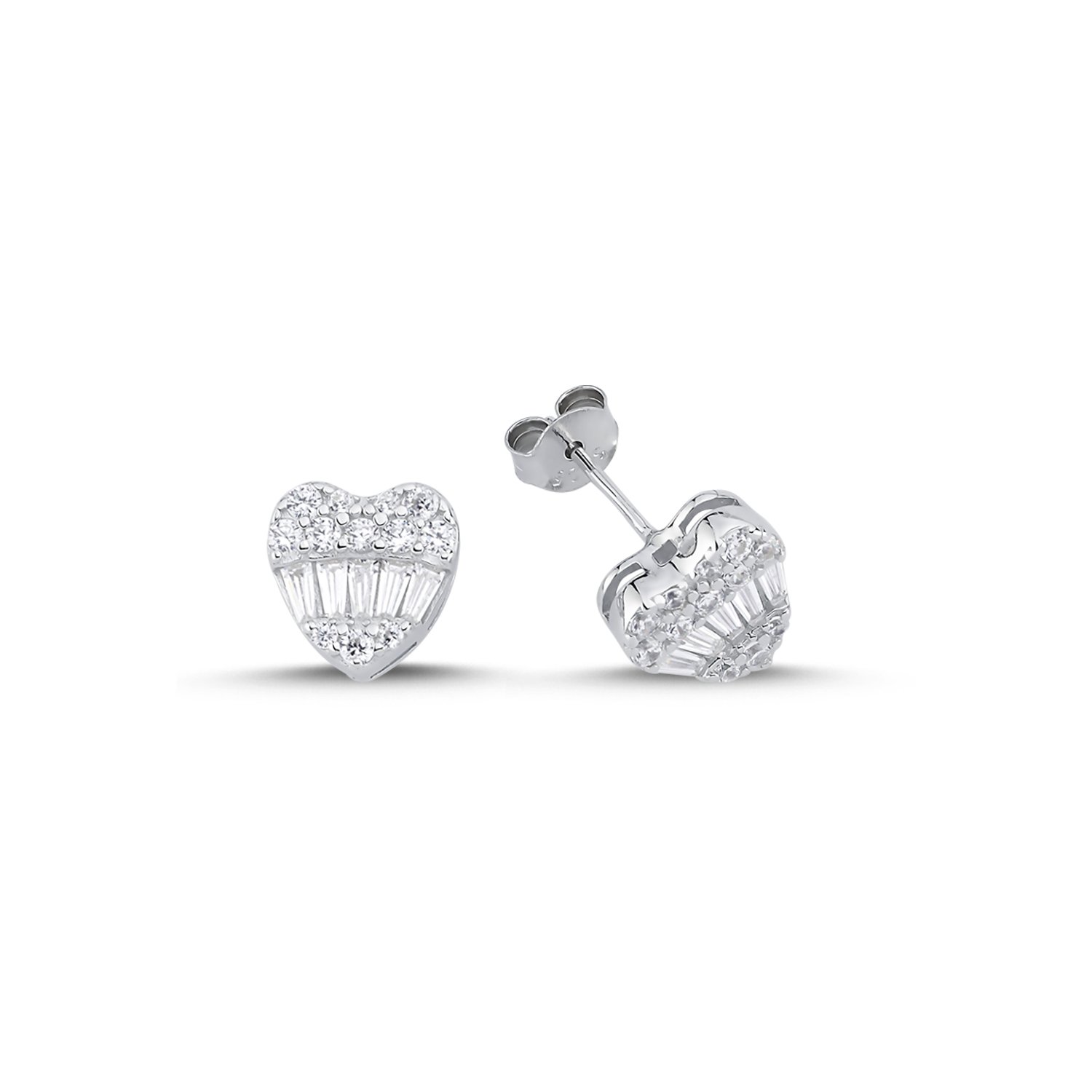 Heart%20Baguette%20CZ%20Stud%20Earrings