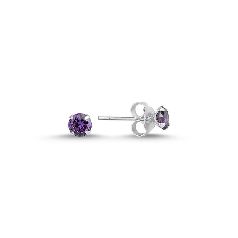 4mm%20Round%20Solitaire%20Amethyst%20CZ%20Stud%20Earrings