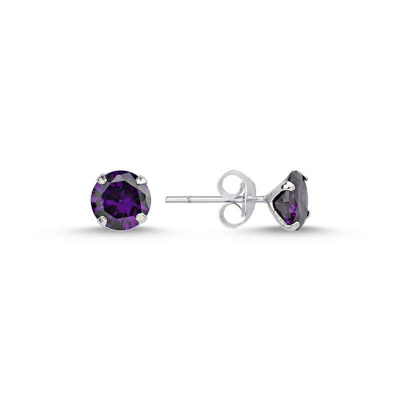 6mm%20Round%20Solitaire%20Amethyst%20CZ%20Stud%20Earrings