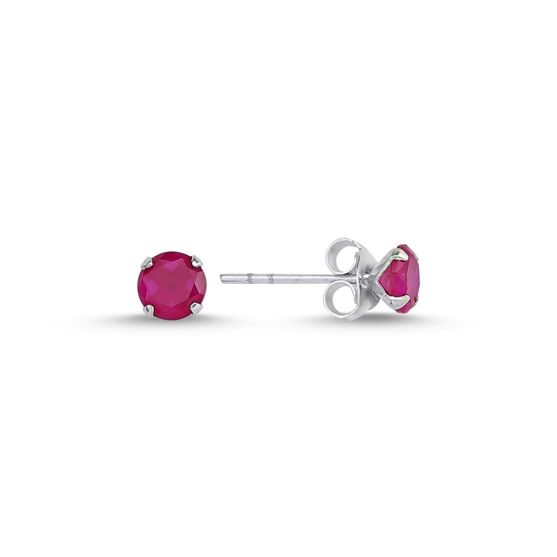 5mm%20Round%20Solitaire%20Opaque%20Ruby%20CZ%20Stud%20Earrings