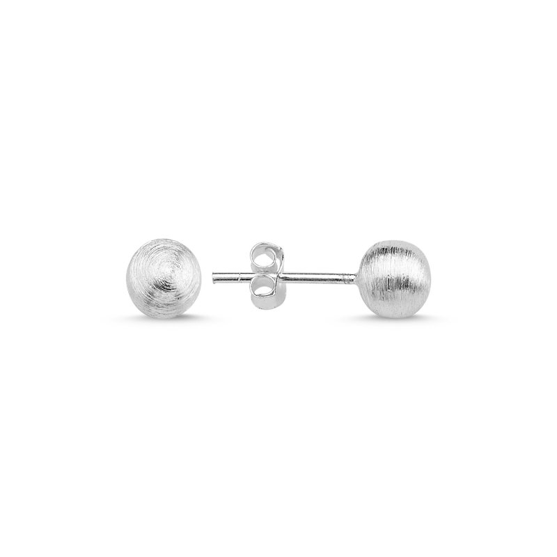 6mm%20Brushed%20Ball%20Stud%20Earrings