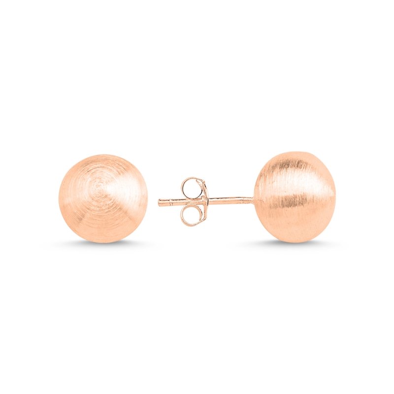 10mm%20Brushed%20Ball%20Stud%20Earrings