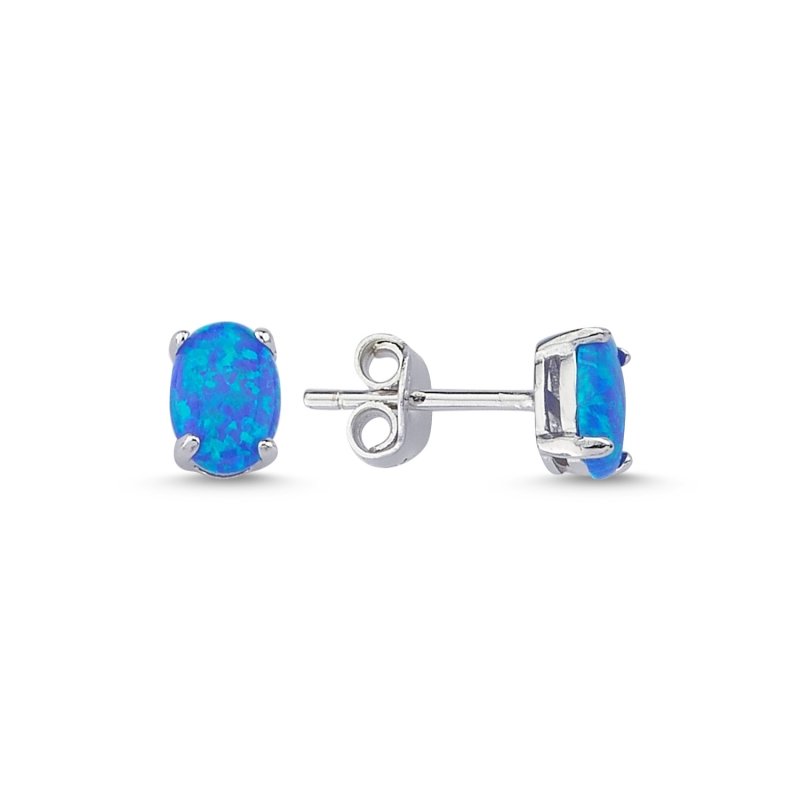 7x5mm%20Oval%20Opal%20Solitaire%20Stud%20Earrings