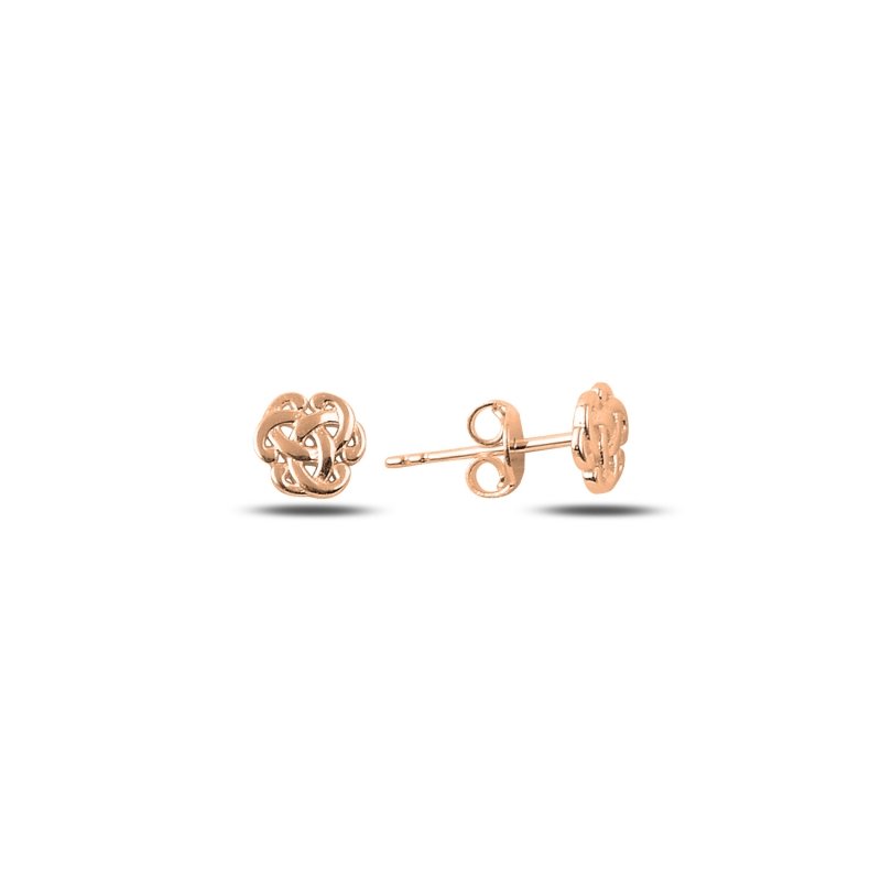 Stoneless%20Stud%20Earrings%20Rose%20Gold%20Plated