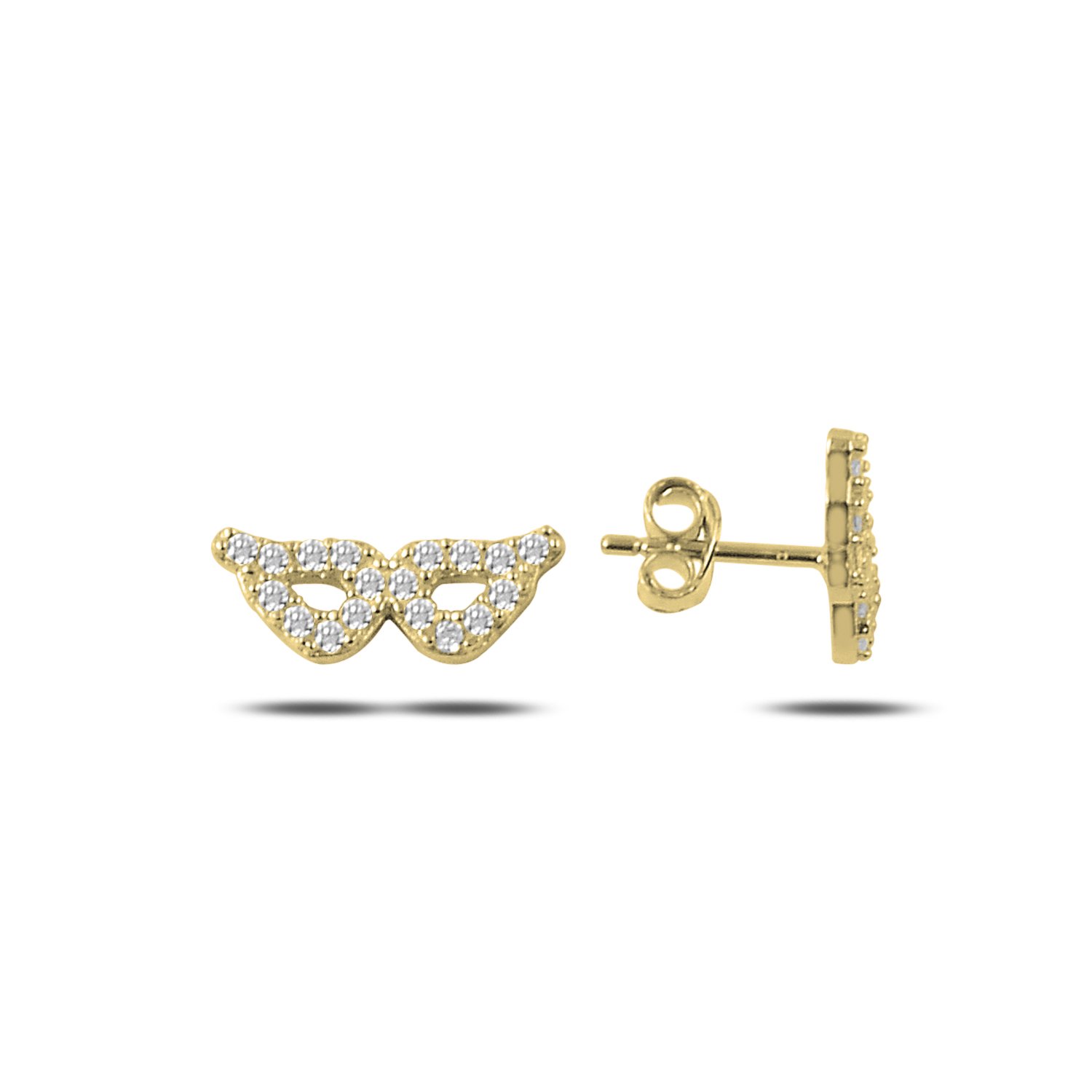 Wings%20CZ%20Stud%20Earrings-Altın%20kaplama