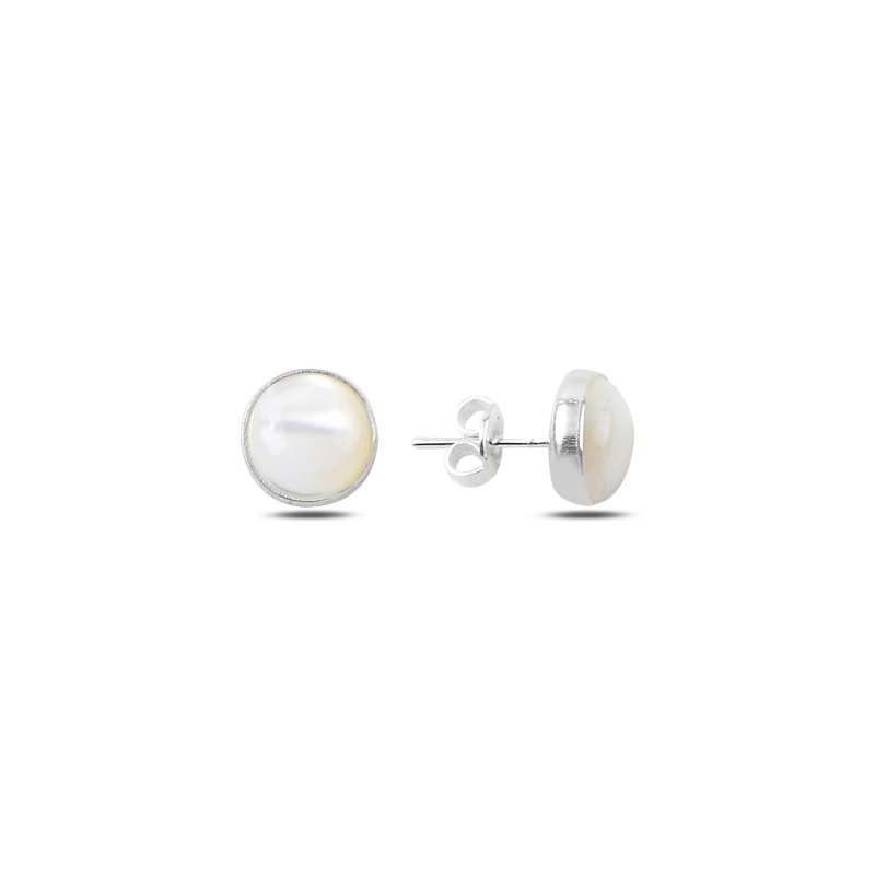 Round%20Mother%20of%20Pearl%20Solitaire%20Stud%20Earrings