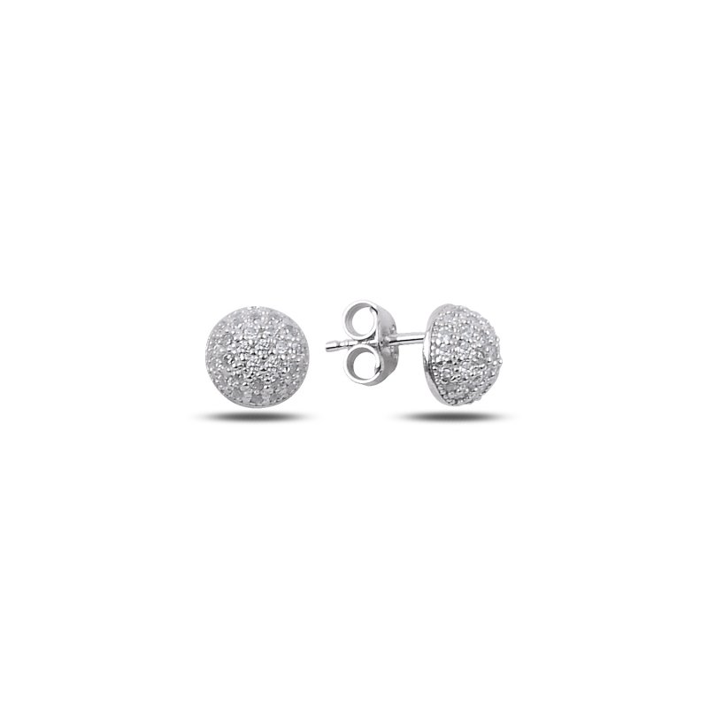 CZ%207mm%20Half%20Ball%20Stud%20Earrings