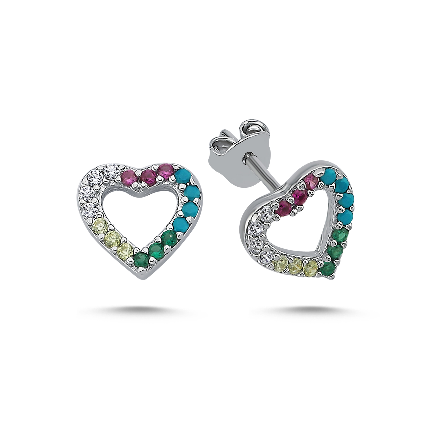 Heart%20Mix%20CZ%20Stud%20Earrings