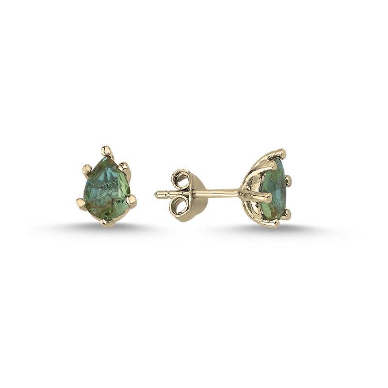 Solitaire%20Teardrop%20Zultanite%20Stud%20Earrings%20Gold%20Plated