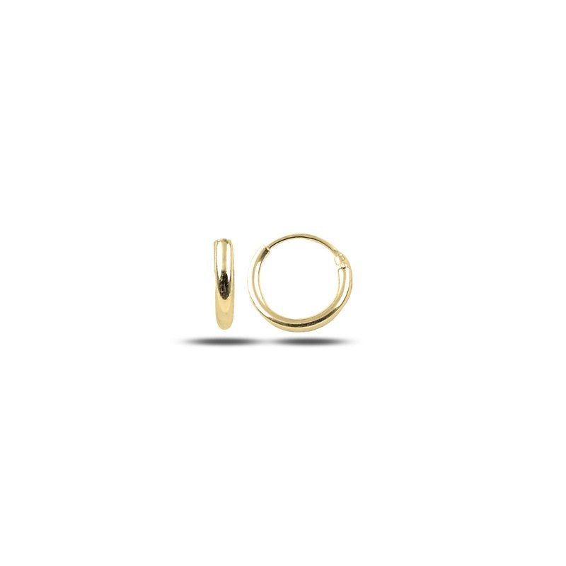 10mm%20Plain%20Hoop%20Earrings%20Gold%20Plated