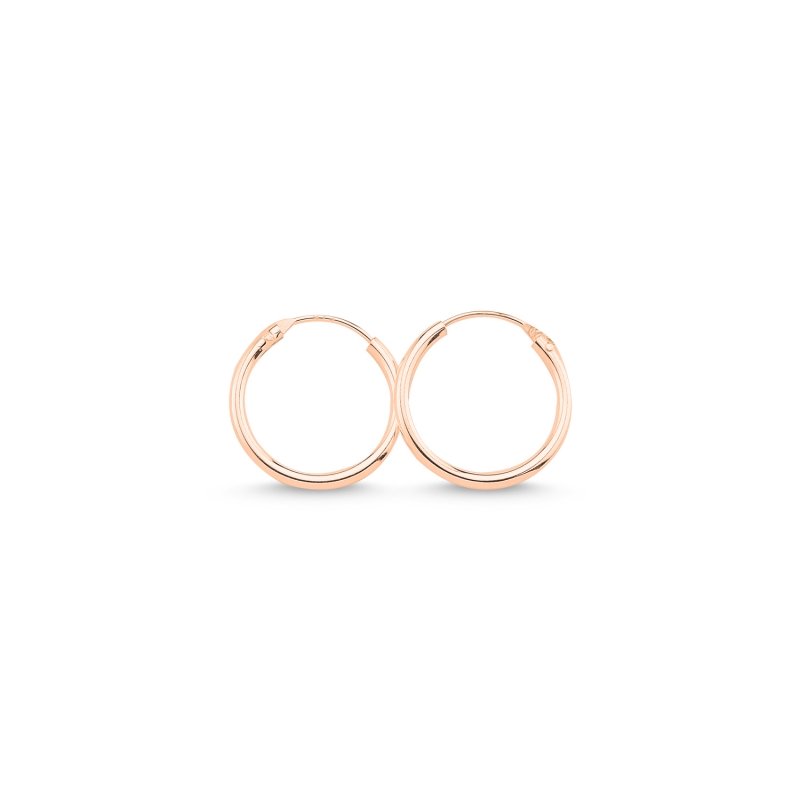 16mm%20Plain%20Hoop%20Earrings%20Rose%20Gold%20Plated