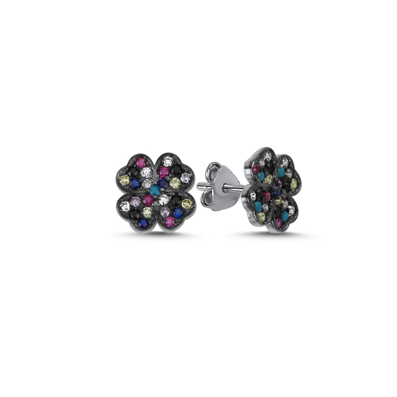 Clover%20Mix%20CZ%20Stud%20Earrings