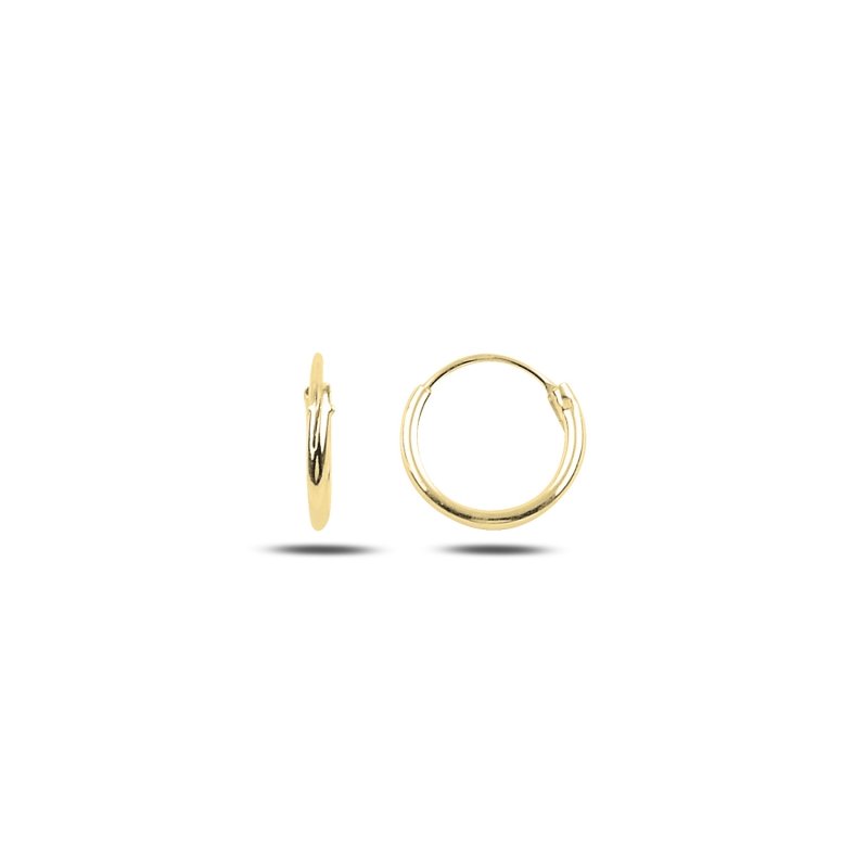 10mm%20Plain%20Hoop%20Earrings%20Gold%20Plated