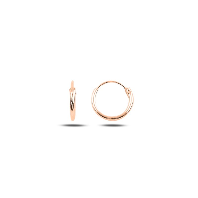 10mm%20Plain%20Hoop%20Earrings%20Rose%20Gold%20Plated