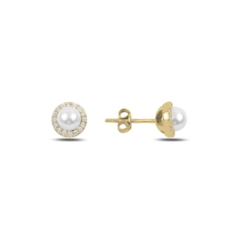 Pearl%20&%20CZ%20Stud%20Earrings%20Gold%20Plated