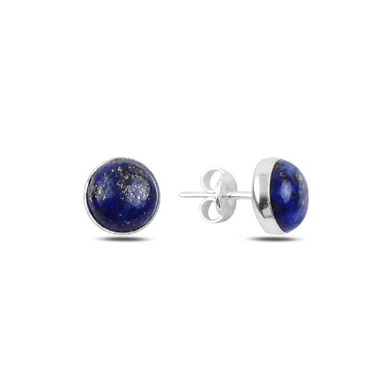 Round%20Lapis%20Lazuli%20Solitaire%20Stud%20Earrings