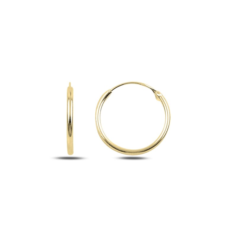 16mm%20Plain%20Hoop%20Earrings%20Gold%20Plated