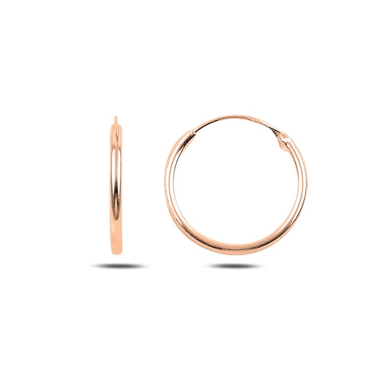 18mm%20Plain%20Hoop%20Earrings%20Rose%20Gold%20Plated