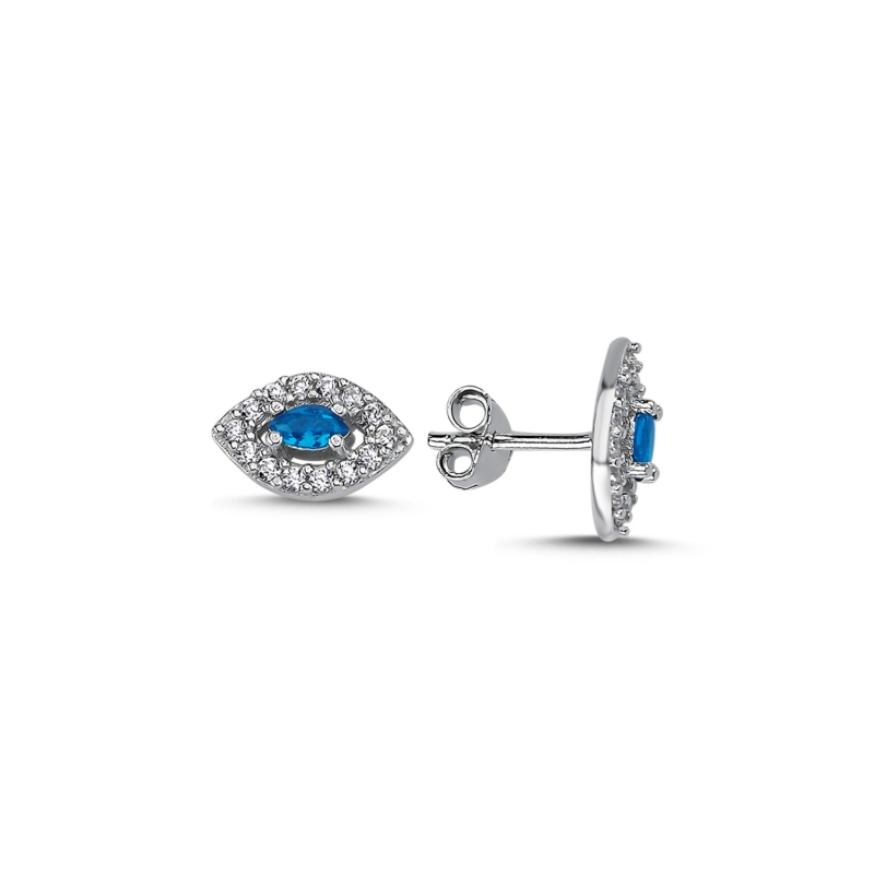 Halo%20Solitaire%20Marquise%20Colored%20CZ%20Stud%20Earrings