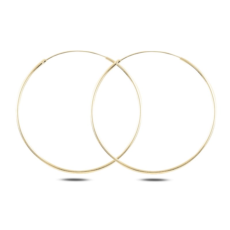 40mm%20Plain%20Hoop%20Earrings%20Gold%20Plated