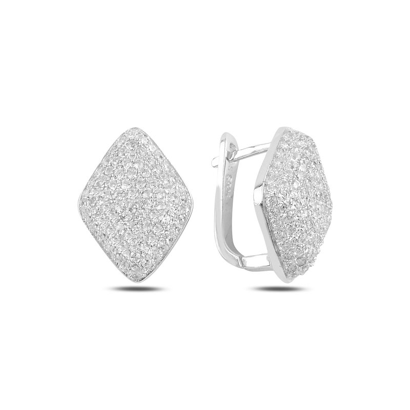 Rhombus%20CZ%20Latch%20Back%20Earrings