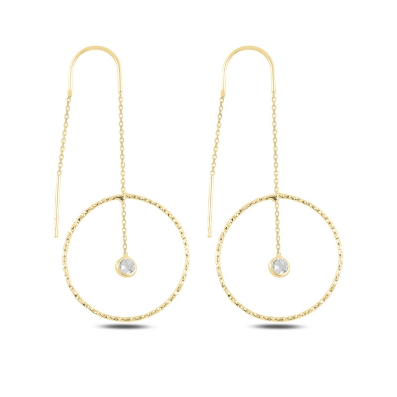 Hoop%20&%20CZ%20Threader%20Earrings