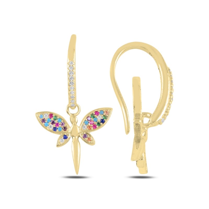 Fairy%20Mix%20CZ%20Earrings-Altın%20kaplama