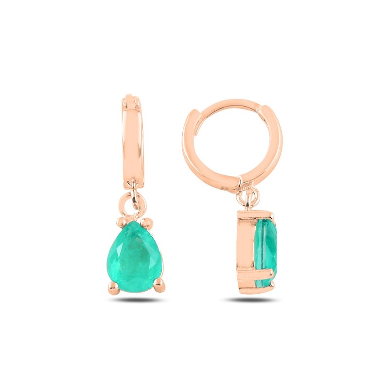 Teardrop%20Paraiba%20CZ%20Huggie%20Hoop%20Earrings