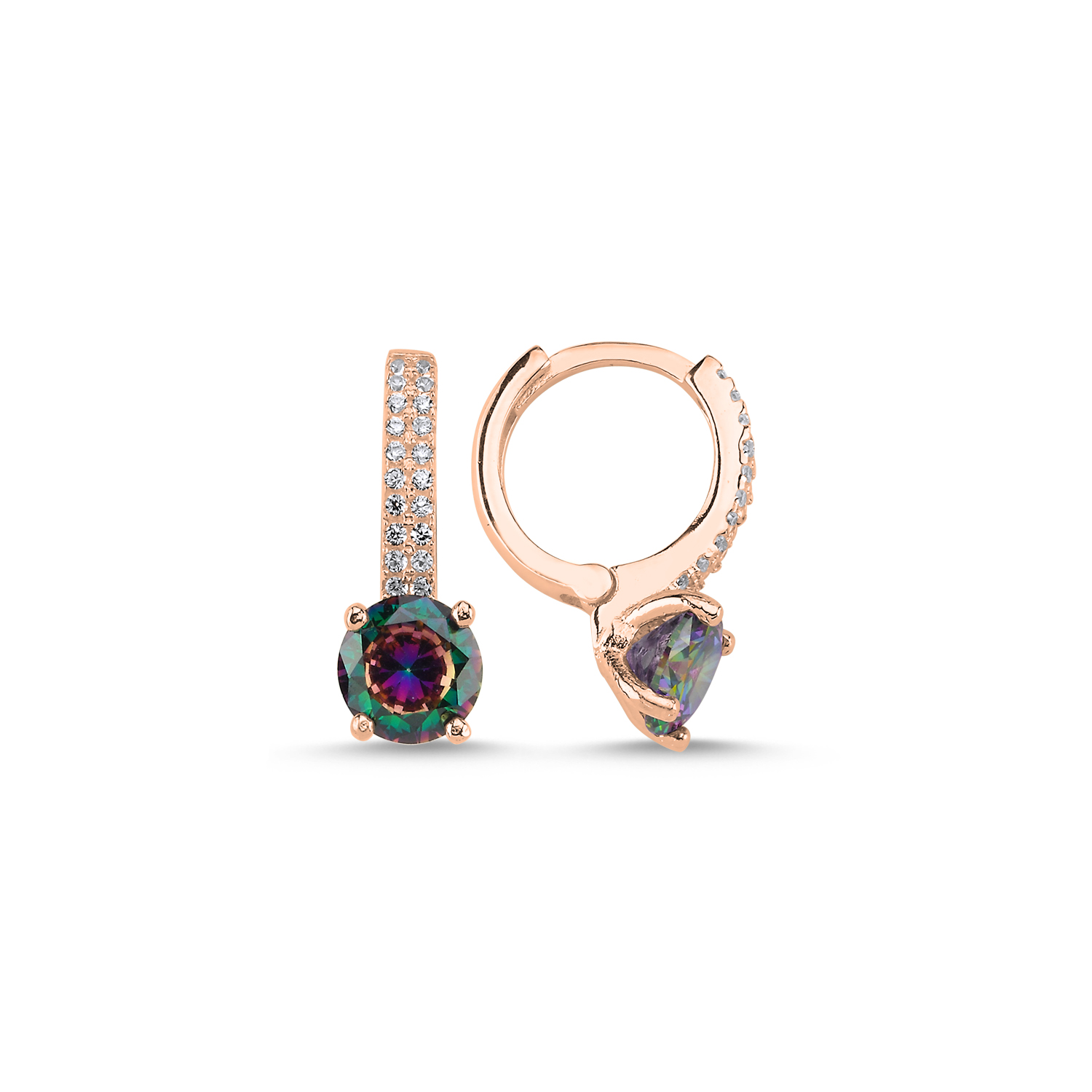 Mystic%20Topaz%20CZ%20Huggie%20Hoop%20Earrings