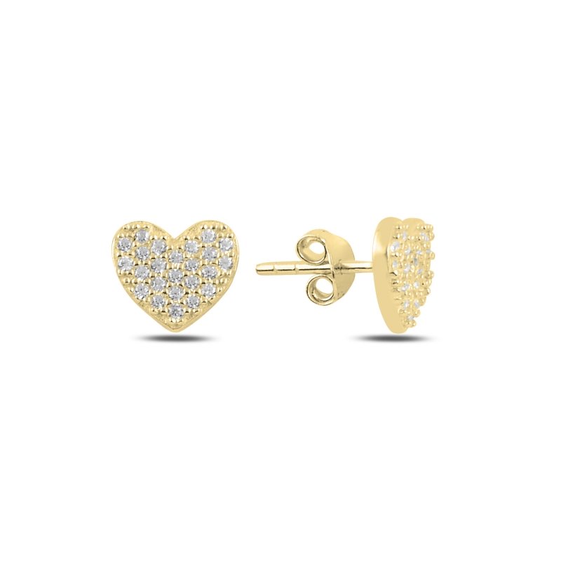 Heart%20CZ%20Stud%20Earrings-Altın%20kaplama