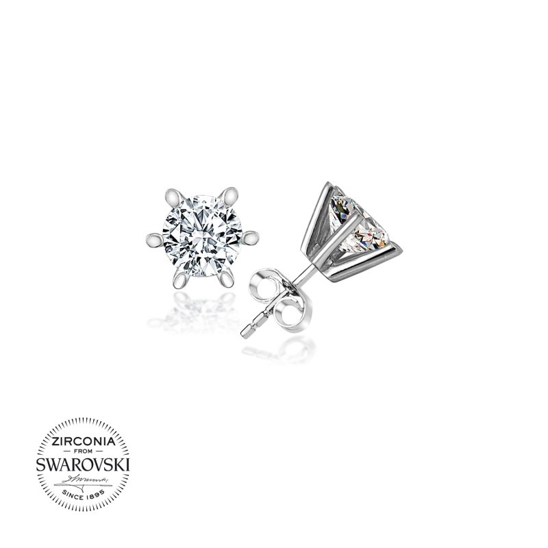 Swarovski%20Zirconia%20Solitaire%20Stud%20Earrings