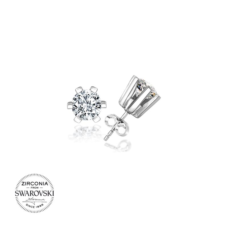 Swarovski%20Zirconia%20Solitaire%20Stud%20Earrings