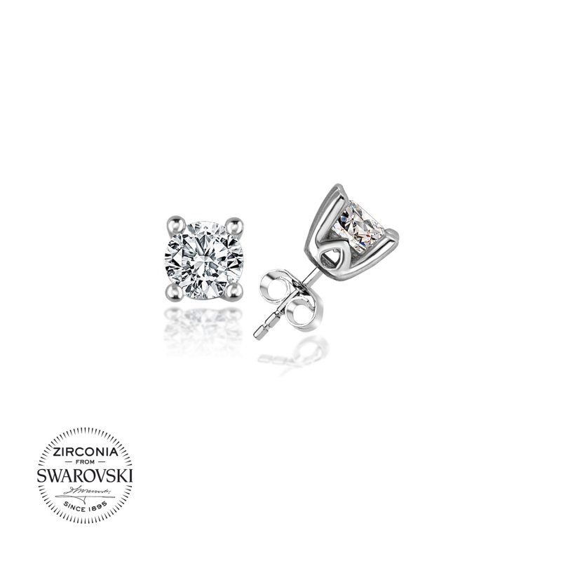 Swarovski%20Zirconia%20Solitaire%20Stud%20Earrings