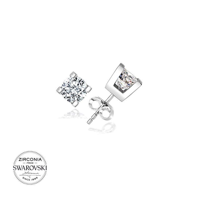 Swarovski%20Zirconia%20Solitaire%20Stud%20Earrings