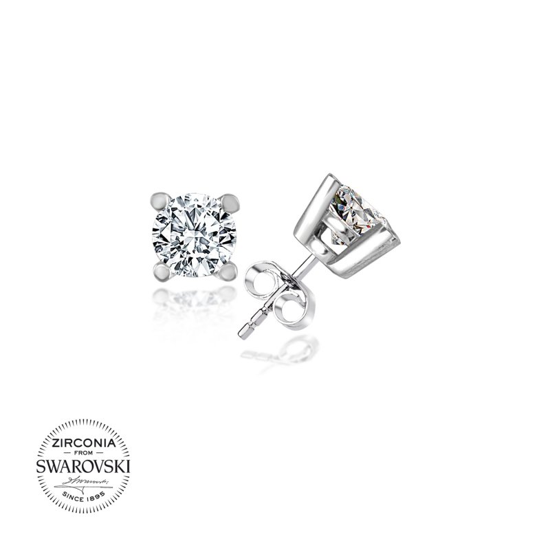 Swarovski%20Zirconia%20Solitaire%20Stud%20Earrings