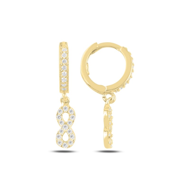 Infinity%20CZ%20Dangle%20Huggie%20Hoop%20Earrings%20Gold%20Plated