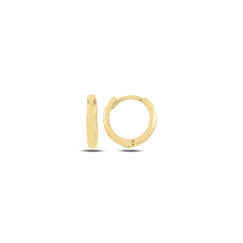 13mm%20Plain%20Hoop%20Earrings%20Gold%20Plated