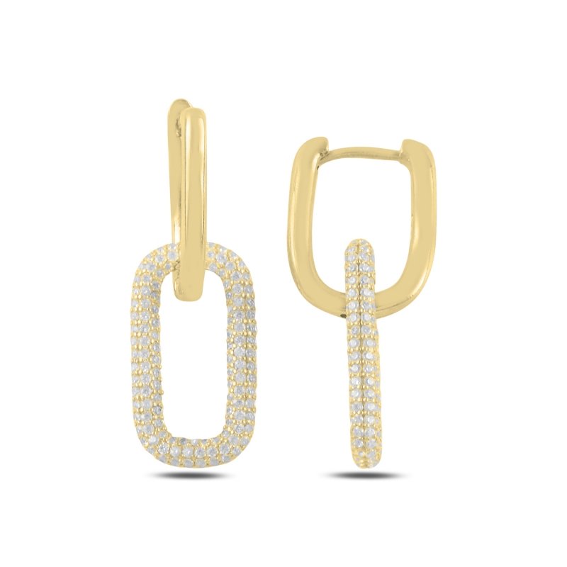 Rectangle%20Dangle%20CZ%20Earrings%20Gold%20Plated