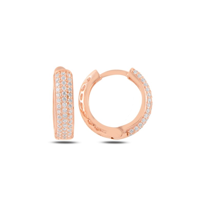 CZ%20Eternity%20Hoop%20Earrings%20Rose%20Gold%20Plated