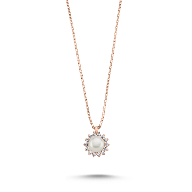 Solitaire%20Pearl%20&%20CZ%20Necklace-Rose%20Gold%20Plated