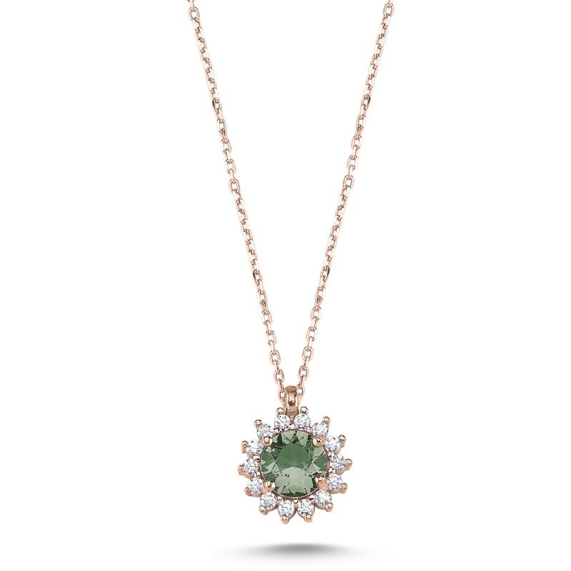 Solitaire%20Zultanite%20&%20Halo%20CZ%20Necklace-Rose%20Gold%20Plated