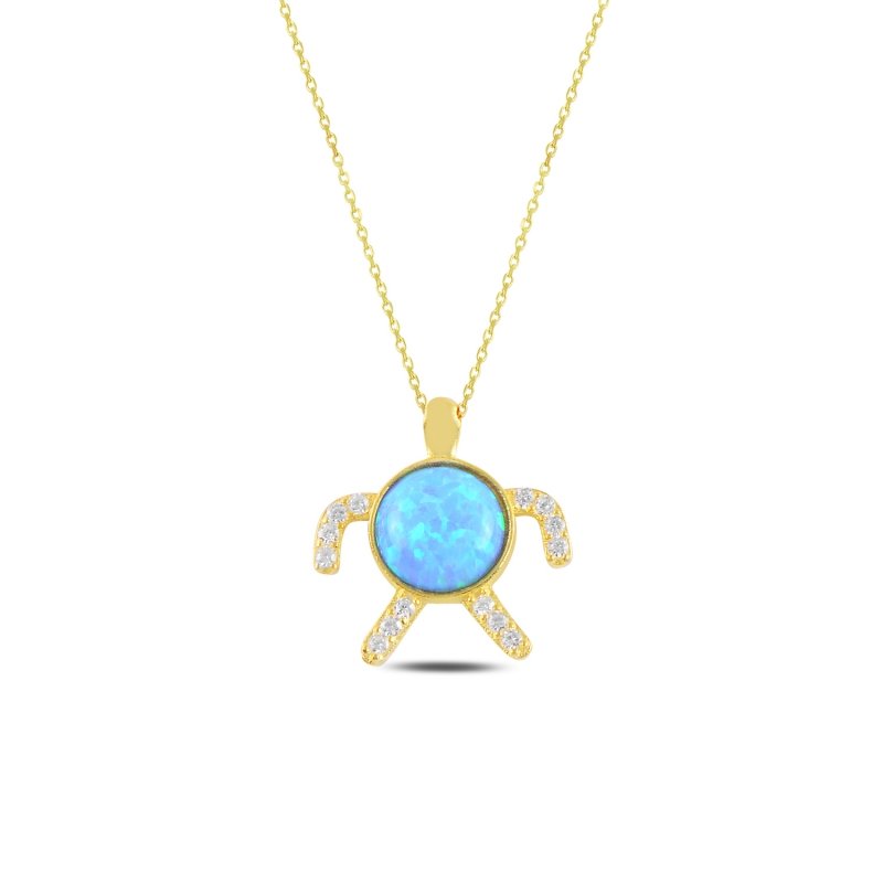 Turtle%20Opal%20&%20CZ%20Necklace-Gold%20Plated