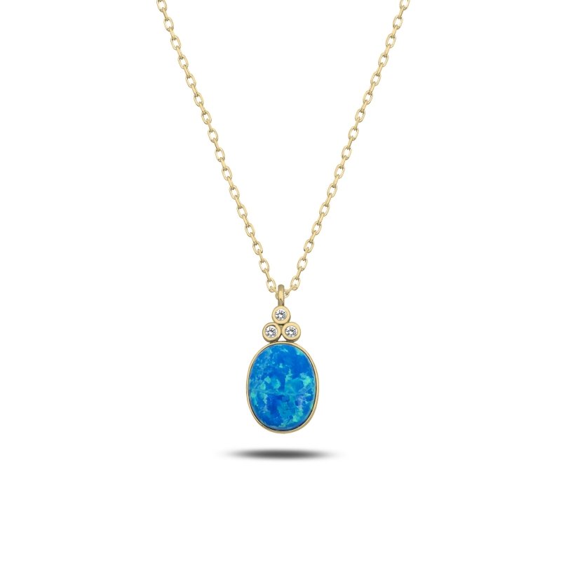 Opal%20&%20CZ%20Necklace-Gold%20Plated