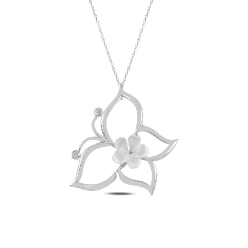 Flower%20Mother%20of%20Pearl%20&%20Butterfly%20CZ%20Necklace